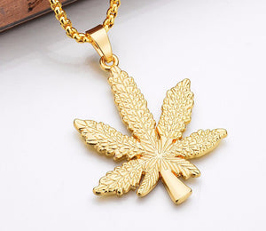Dank Master Weed Leaf Chain Necklace - Dank Master